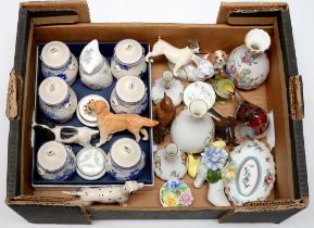 Miscellaneous Spode, Beswick, Wedgwood and other bone china and earthenware ornamental ware and