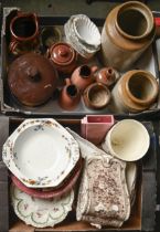 Miscellaneous ceramics, including a Devon Fieldings part dessert service, c1930s and Western Mill