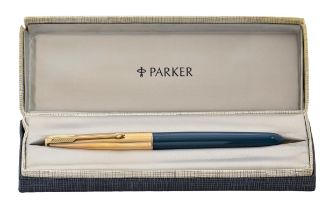 A Parker 51 fountain pen, boxed