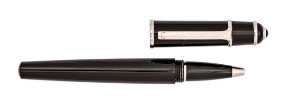 A Cartier black ballpoint pen (requires refill)