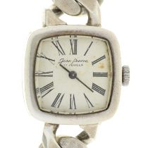 A silver lady's bracelet watch, c1970, 17cm l Movement running when wound, typical scratches