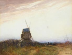 William Tatton Winter RBA (1855-1928) - Eventide - the Mill, signed, titled to verso, 32 x 43cm