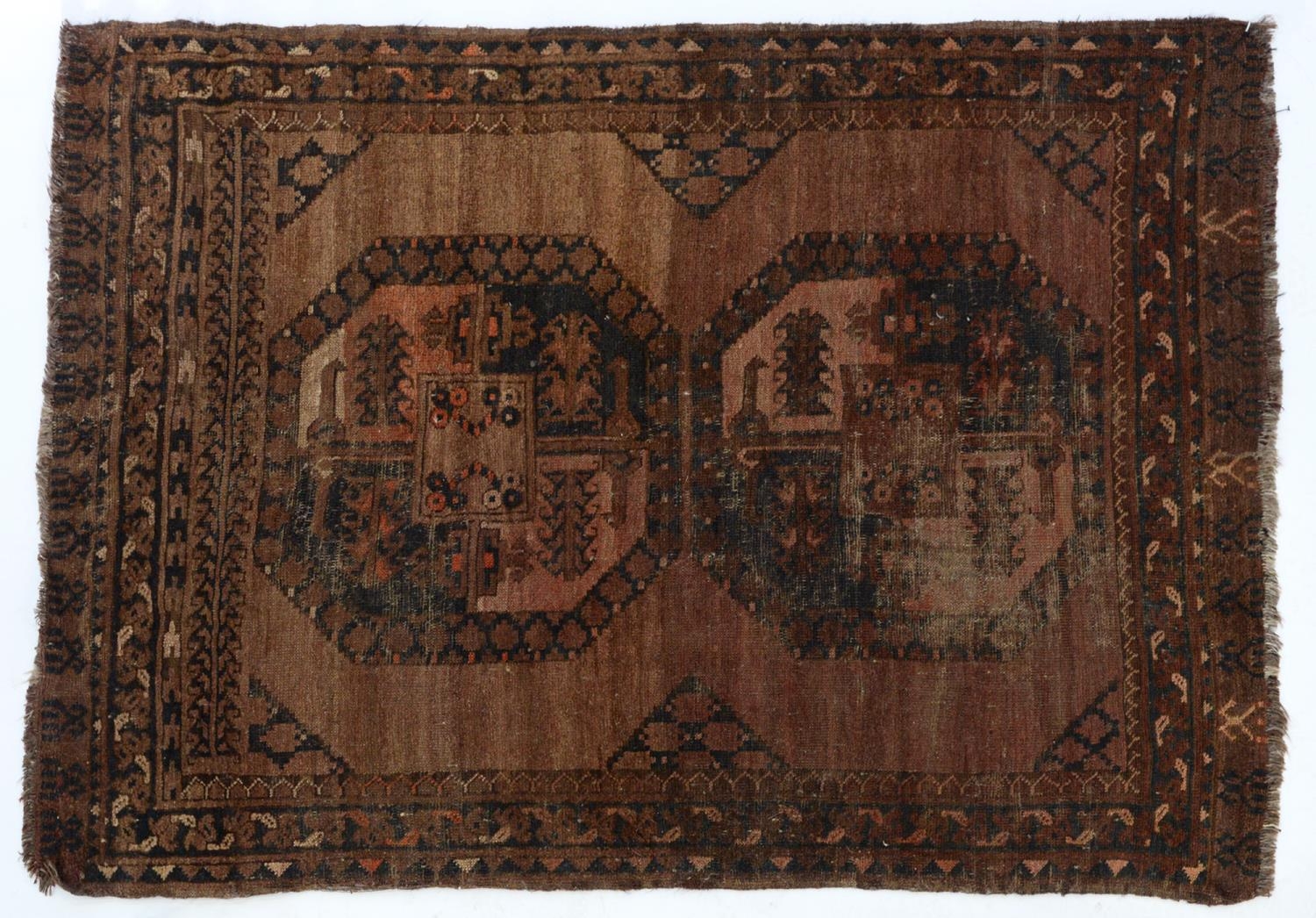 Antique Afghan Ersari rug, 150 x 117cm