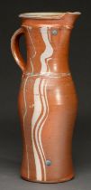 Studio ceramics. Michael Casson (1925-2003) - Jug, glazed stoneware, 40cm h, potter's seal Good