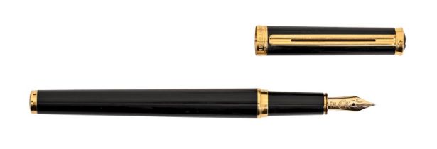 A Montblanc Noblesse Oblige fountain pen, marked on gold nib 585 14ct Good condition, untried