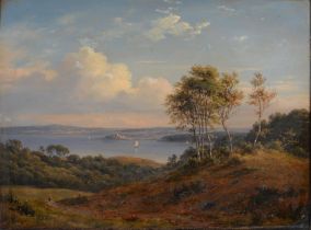 English School, 19th c - Coastal Scene, oil on board, 23 x 30.5cm Good condition. Slight marginal