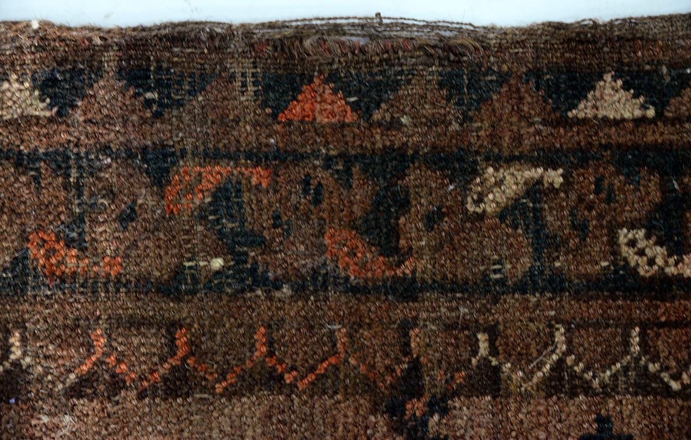 Antique Afghan Ersari rug, 150 x 117cm - Bild 4 aus 5