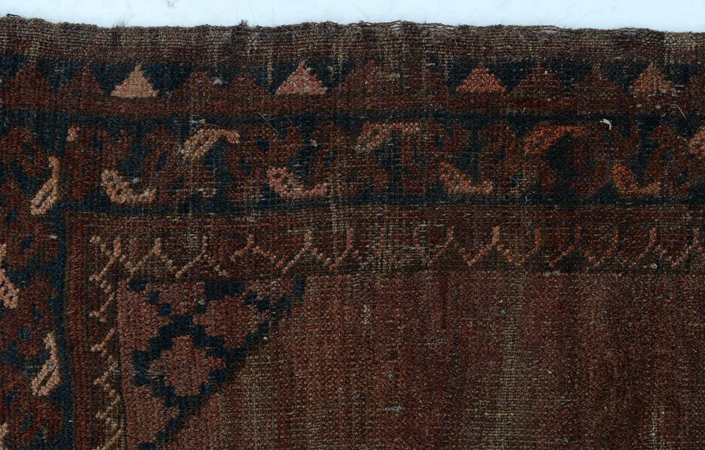 Antique Afghan Ersari rug, 150 x 117cm - Bild 5 aus 5