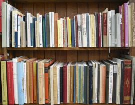 Books. Two shelves of art history and reference, 20th c, including Old Masters, Classical art,