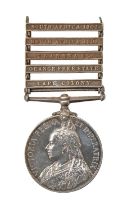 Anglo Boer War, Queen's South Africa Medal five clasps, Cape Colony, Orange Free State, Transvaal,