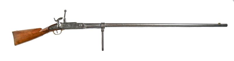 A breech-loading military wall (rampart) gun, P J Malherbe Liege, for the Russian imperial