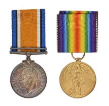 WWI, pair, British War Medal and Victory Medal 2613359 Spr J S Aitchison RE