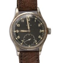 A WWI British military issue Omega 'Dirty Dozen' wristwatch, serial No 10260069, calibre 30T2