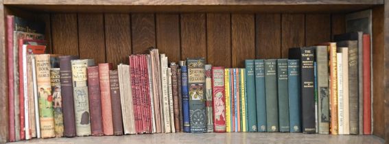 Books. One shelf of children's and juvenile fiction, late 19th c and later, including annuals,