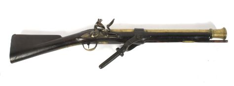 An original 1740 anti-boarding gun as used on a sailing ship of the British Navy