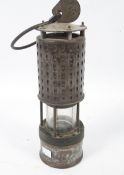 An early 20th century miner's lamp of Koehler type.
