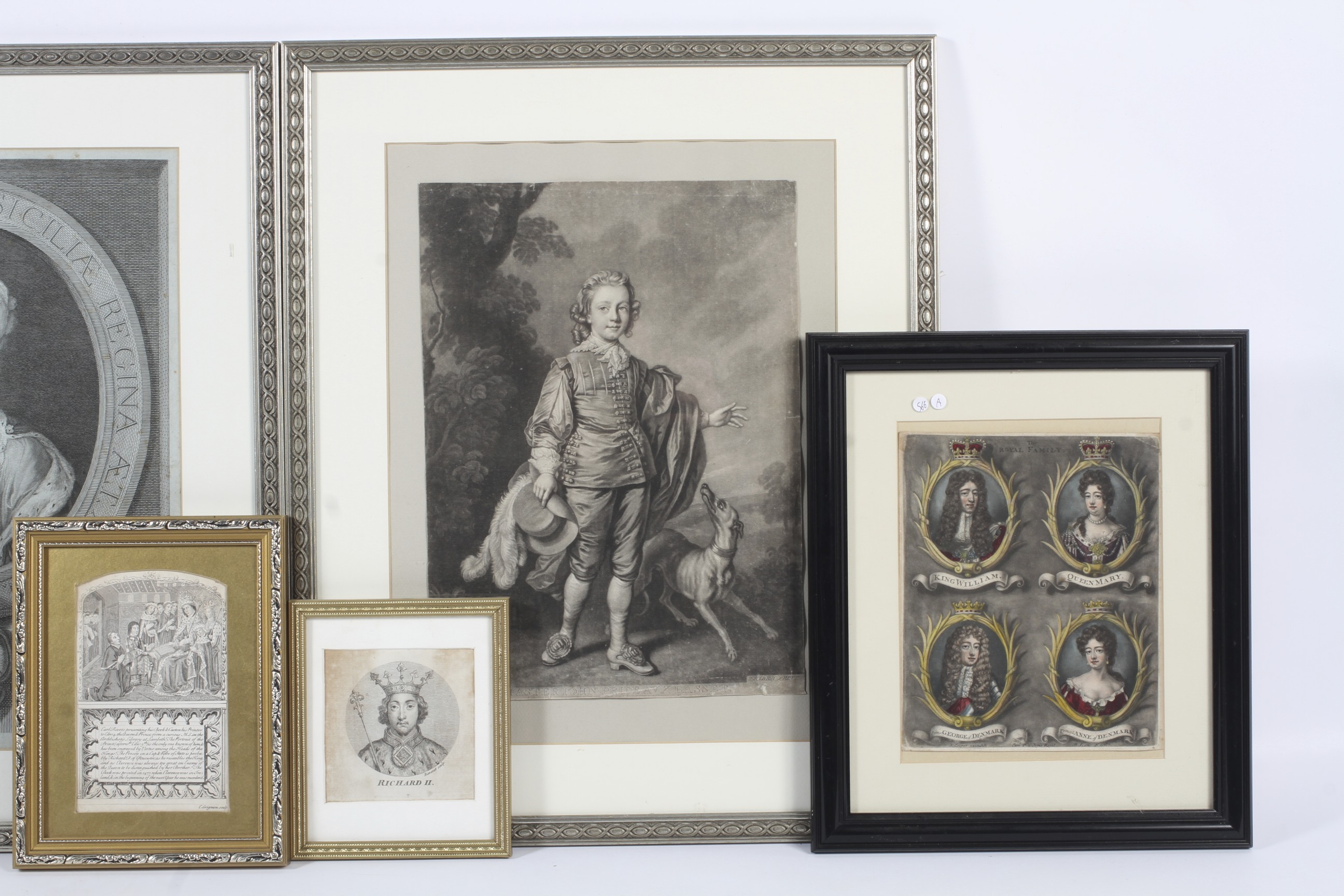 Various early 18th-19th century portrait engravings. - Image 3 of 3