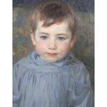 Fred Stead (1863-1940), portrait of a Margaret Firth, aged 18 months, oil on board.