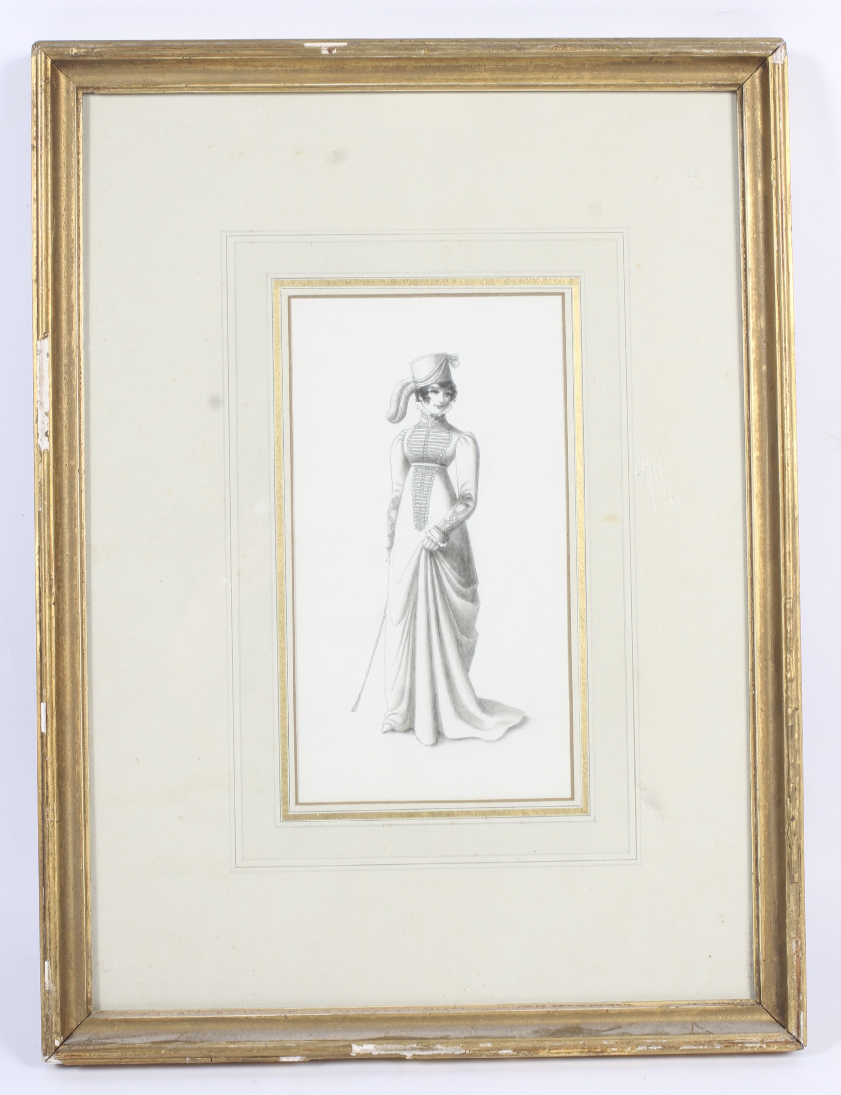 Arthur Barbosa (1908-1995), Portrait of a Lady, pencil. - Image 2 of 2