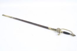 A German dress sword by Gebr Weyersberg, Solingen.