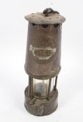 A vintage Eccles (Manchester) The Protector miner's lamp Type SL.