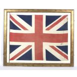 A large late 19th/early 20th century Naval Union flag.