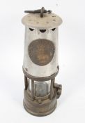 A vintage Eccles (Manchester) The Protector brass miner's lamp Type GR6S .