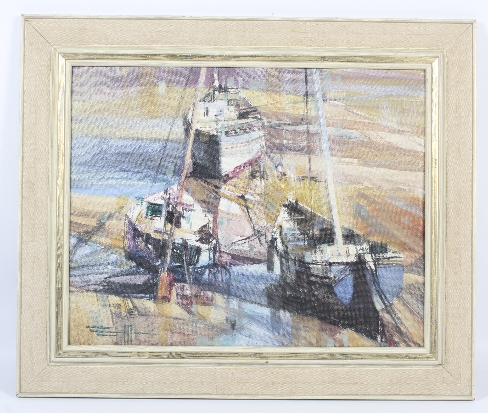 F Mason (20th/21st Century), St. Ives, oil on canvas/board. - Image 2 of 2