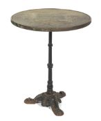 A brass Indian circular table top.