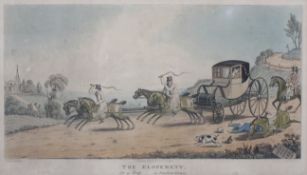 A hand coloured early 19th century engraving.