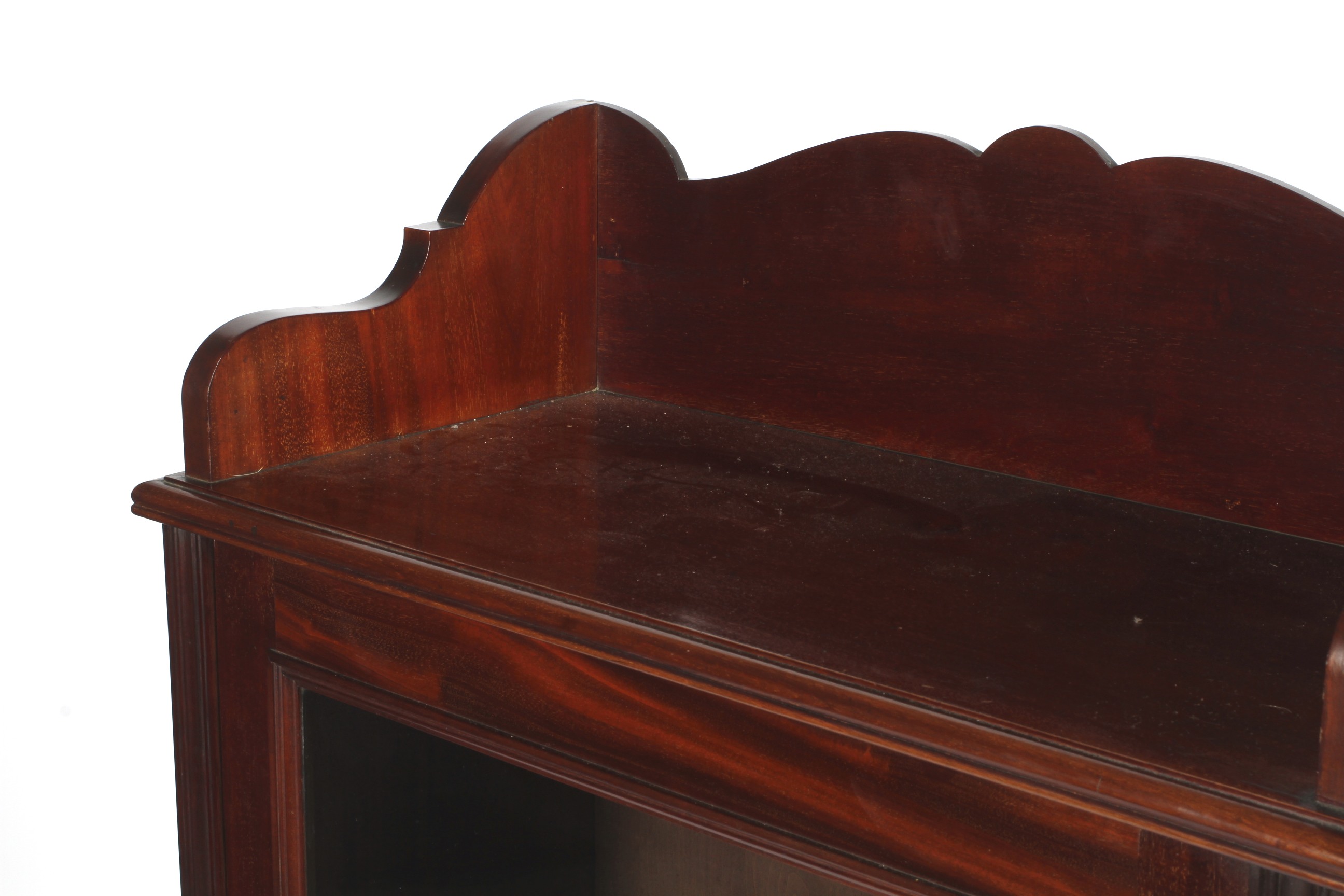 An Edwardian mahogany glazed china cabinet. - Image 2 of 2
