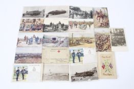 A collection of WWI era postcards.