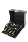 An Imperial typewriter.