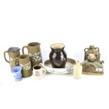 An assortment of ceramics and studio pottery wares.