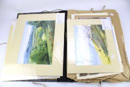 Paul Winby (20th/21st Century), a collection of watercolour landscapes.