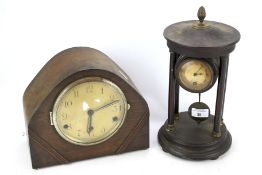 Two early 20th century mantel clocks.