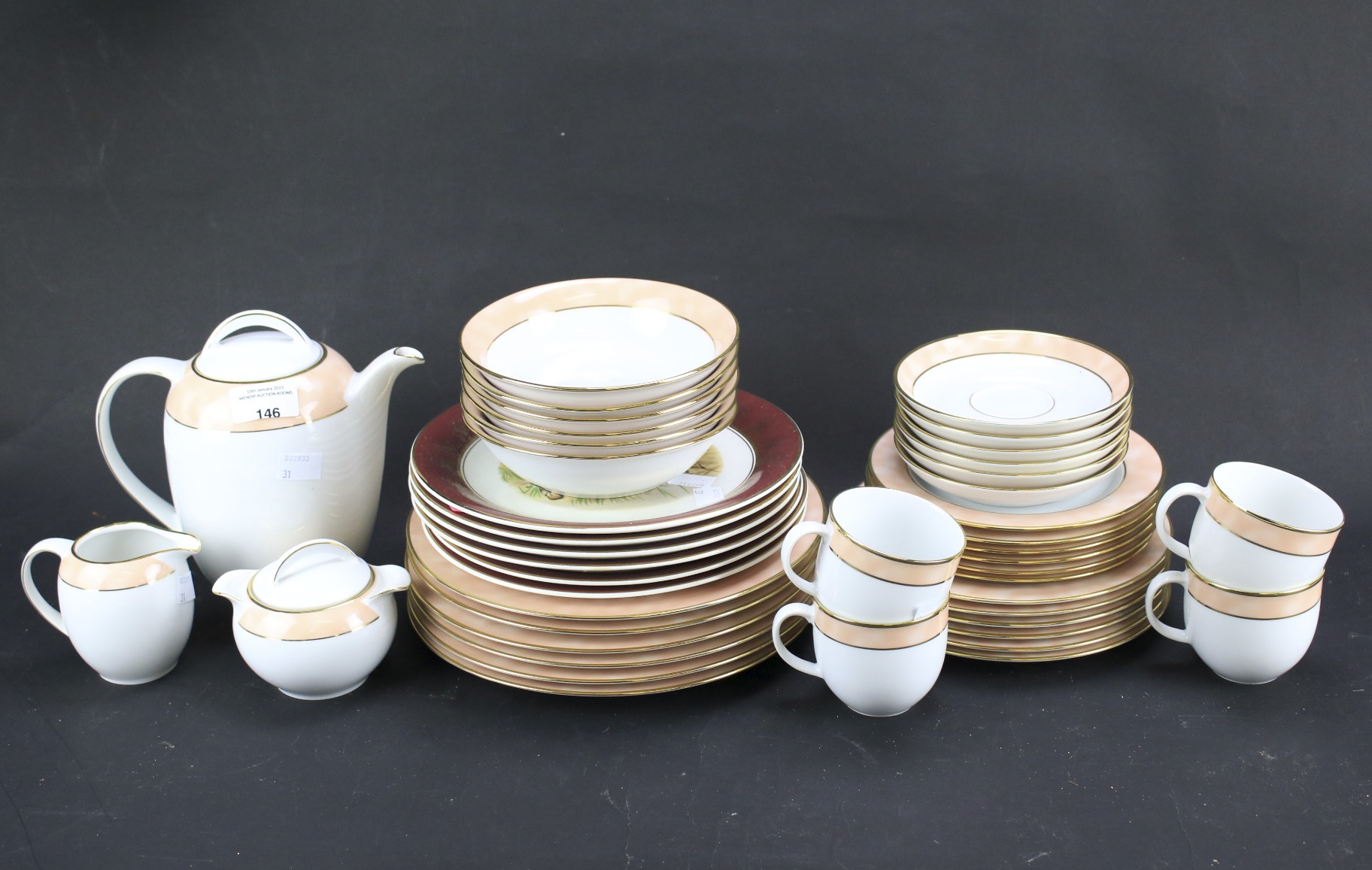 A selection of ceramic dinner wares.