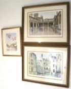 Two Louis Ward limited edition signed prints and a Terry Bevan signed print.