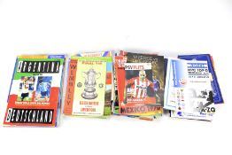 A collection of approximately ninety 1960s and later football programmes.