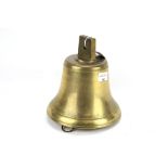 An early 20th century cast brass bell.