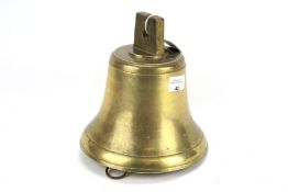 An early 20th century cast brass bell.