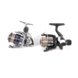 Two fishing reels.