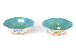 A pair of 19th century Chinese bowls.