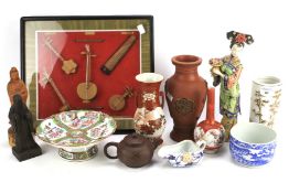 A collection of Chinese and Japanese items.