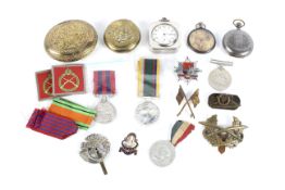 Various military items.