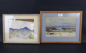 Two early 20th landscape watercolours.