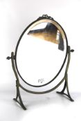 An early 20th century bevelled edge dressing table mirror.