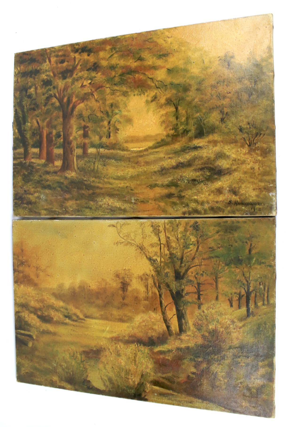 Four landscape pictures.