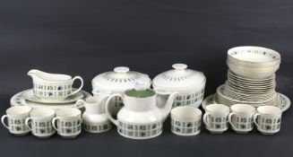 A Royal Doulton part tea and dinner service ' Tapestry '.
