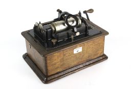 A Thomas Edison standard Phonograph.